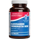Alto assorbimento Glucosamina Condroitin MSM - Formula clinica Bone Joint Tendon and Ligament Supplement con MSM Glucosamine Chondroitin - Non OGM Gluten Free & Made in the USA - 120 Servings