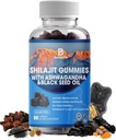 Shilajit Gummies, Shilajit, Resina, con 85+ Minerali di Trace, Acido Fulvico, Phytonutrients, Vitamina C, D, B12, Ashwagandha, Chaga Mushroom, Turmeric, per l'energia, Supporto immunitario