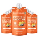 Designer Wellness Protein Smoothie, Frutta reale, 12g Protein, Carbo basso, Zero Aggiunto Zucchero, Senza glutine, Non OGM, Nessun colore artificiale o aromi, Tropicale, 12 Conte