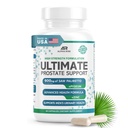 Migliore Over-the-Counter Prostate Support Health Supplement per gli uomini - 600 mg Palmetto 300mg Pygeum - 16 Erbe + Zinco - Rilievo dalla prostata allargata & Stop frequent Urination - 60 capsule