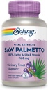 SOLARAY Saw Palmetto Extract - Prostate Health and Urinary Tract Support - 136 mg acidi grassi e Sterols - Lab verificato, 60-Day Money-Back Guarantee (240 Servings, 240 Softgels)