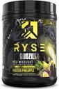 RYSE Godzilla X Noel Deyzel Pre Workout Powder - Passion Pineapple - 400mg Caffeina, High Stim Pre-Workout per Uomini e Donne con Citrulline & Beta Alanine - Energy, Pump & Focus - 20/40 Servings