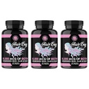 Angry Supplements Hair Envy 10.000 mcg Biotin + Keratin, Crescere + Hydrate Hair, Rafforzare le unghie spesse, Clear & Nourish Skin – Aiuta i capelli spessi, (3-Bottles)