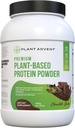 Polvere proteica a base vegetale Premium - 100% Vegan, senza aromi artificiali, senza glutine e senza latticini (2 lbs, Shake di cioccolato)