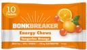 Cuscinetti per l'energia di Bonk Breaker, senza latticini, senza glutine ingredienti per fornire energia rapida e messa a fuoco, 1 scatola di 10 pacchetti, arancio Tangerine