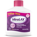 Polvere lassativa MiraLAX, Rilievo di costipazione Gentle per adulti, Ammortizzatore di sgabello con PEG 3350, Lassativo non stimolante, Senza effetti collaterali Harsh, Lassativo osmotico, 45 Dose