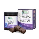 Olio di burro di pasta verde/Fermented Cod Liver olio miscelato Gel - 6.4 oz.- (Chocolate)