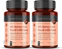 10X Horny Goat Weed Extract (3750mg) Maca Extract (2500mg) x 360 compresse (2 bottiglie di 180) - 1 anni di fornitura