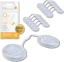 Filtri di Noso O2 con Filtrazione 3M - Filtri di Noso per Allergie - Filtro Nasale per Allergie - Nostril Dust Mask, Filtro Fumo e Allergia (Size Small, Confezione da 10)
