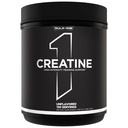 Regola 1 Polvere di creatina – Monoidrato di creatina micronizzato puro per l'esercitazione ad alta intensità e il supporto di massa del corpo magra, aromatizzato e non aromatizzato (130 porzioni, non aromatizzato)