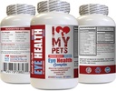 Amo il mio PETS LLC Dog Eye Supplemento - Dog Eye Health Complex - Formula Premium - Vet Consigliato - Cane Lutein - 1 Bottiglia (60 Trattamenti)