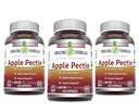 Incredibile Formulas Apple Pectin 1400 mg Per Serving Supplemento | Capsules | Non-GMO | Gluten Free | Made in USA (120 Count | 3 Pack)