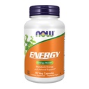 NOW Integratori alimentari, Integratore alimentare energetico (lnclude B Vitamine, Tè verde, Panax Ginseng e Rhodiola), 90 Capsule