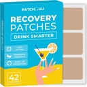 Patch di recupero del partito 42 Pack - Sveglia rinfrescato ed energizzato con il nostro Patch di ingredienti naturali al 100% - Skin-Friendly & Impermeabile - Applicare prima di bere - Formula di mattina migliorata
