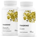 THORNE - Bone Health Bundle - Vitamina K & Vitamina D-5000 Combo per le ossa forti - da 30 a 60 Serve