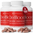 OxyBoost Nitric Oxide Supplemento per gli uomini e le donne - Supporta la Circolazione, la salute del cuore, l'energia, la Clarity mentale e il flusso sanguigno - Formula naturale con Vinitrox - 180 capsule (Pack of 3)