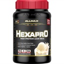 ALLMAX HEXAPRO, Vaniglia Francese - 2 lb - 25 Grammi di Proteine Per Serving - 8-Hour Sostenute Release - Zero Sugar - 21 Serve