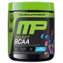 MusclePharm Essentials BCAA Polvere, Pre & Post Workout Recovery Drink, Supporta il recupero del muscolo e la produzione di energia, supplemento di aminoacidi essenziali, 30 Servings, Blue Raspberry Flavor