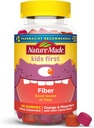 Natura fatta bambini primi gommoni in fibra, supplemento di fibra per il supporto sanitario digestivo, 60 Gummies, 30 giorni di alimentazione