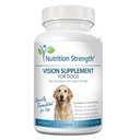 Eye Care for Dogs Daily Vision Supplement con Lutein, Zeaxanthin, Astaxanthin, CoQ10, Antiossidanti di Bilberry, Vitamina C, Supporto di vitamina E per i problemi di occhio del cane, 120 compresse masticabili