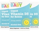 California Gold Nutrition Baby Vitamin D3 - Liquid D3 Supplemento per bambini, Per vegetariani - Supporto per lo sviluppo - Alcol & Gluten Free, Non-GMO - 10 mcg (400 IU) - 0.34 fl oz (10 ml), 3