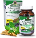 Risposta della natura Ashwagandha Root with Holy Basil 60 Capsules | Supporta una risposta sana allo stress* | Calm. Relax and Unwind*. | Gluten Free | Non-GMO | Kosher | Vegan | Vegetariano