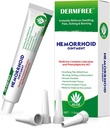 Trattamento emorroidi, Crema emorroidi con lidocaina 4%, Phenylephrine HCl 0.25%, Natural Aloe Vera & Borneol Cooling Formula, Soothing Discomfort, Emorroidi Crema per le donne, Uomini (1,5 OZ)