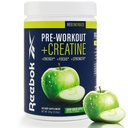 Reebok Pre-Workout Powder | 200mg Natural Caffeine, 3g Creatine Monohydrate | Clean Energy Pre Workout for Strength, Focus & Pump | Certificato Informed-Sport | ReeEnergize | Sour Green Apple