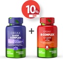 ORZAX 5 HTP Complex 100 Mg 120 Capsule Vegabili e Vitamina B Complex, B Vitamine con Choline & Inositol 120 Capsule, Bundle