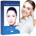 Patch per rughe anteriori 12Pcs - Patch per rughe facciali per antirughe, Antirughe con Aloe Collagen & Vitamina E, Trattamento per rughe a testa per le donne
