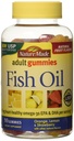 Natura fatta Fish Oil Adult Gummies - Arancione Lemon & Strawberry Banana 90 Ct, Confezione da 2