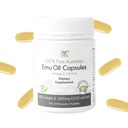 Emu Oil Capsules - Cuore, Capelli, Metabolismo & Joint Support Supplement - Pharmaceutical Grade Emu olio con CLA, Omegas 3, 6 & 9 con vitamina K2, A & E da Y-Not Natural - 1000mg, 100 Capsule