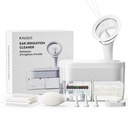 Kit di rimozione della cera dell'orecchio elettrico - Sistema di irrigazione dell'orecchio alimentato dell'acqua con la raccolta delle acque, 4 modi puliti, sicuro ed efficace, 3 punte dell'orecchio per gli adulti