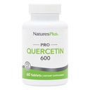 Natures Plus PRO Quercetin 600 mg - 60 compresse - Non OGM, Vegan & Gluten Free - 60 porzioni