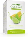 Coromega Omega 3 Fish Oil Supplement, 650mg di Omega-3 con 3X migliore assorbimento di Softgels, Lime Lime Flavor, 90 singolo Serve Squeeze Packets