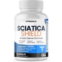 Integratore di supporto per la salute di Nerve Sciatic – 10x Formula Alpha acido lipoico acido folico, curcuma, glucosamina, MSM, vitamina B complesso - Made in USA – 60ct