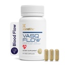 Xtendlife VasQFlow Nitric Oxide Booster - per la Circolazione, il flusso sanguigno, il supporto del cuore e del muscolo-con Red Spinach Extract & Aged Garlic - 1 mese di alimentazione (90 conteggio)