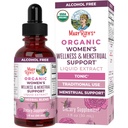 MaryRuth Organics USDA Organic Women's Wellness Liquid Herbal Supplements | Include orticatura, foglia di lampone, Eleuthero Root, Chaste Tree Berry | Supporto mestruale | Non-GMO, Vegan