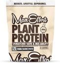 MAX EFFORT polvere proteica vegetale, 17 G Pea Protein, pianta a base, senza glutine, basso carbo, frullato proteico o Smoothie Mix, Sostituzione di pasti, No Whey, Nessun sostituto di zucchero, Vanilla Cinnamon, 20 Srvg