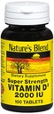 Vitamina D3 2000 IU Super Forza - 100 compresse, Confezione da 3