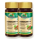 Zandu Ashwagandha Capsule (120 tappi veg), Formulato con Pure Extract of Ashwagandha, Immunity Booster, For Natural Body Strength, Stress Buster (Pack of 60 x 2)