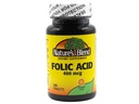 Acido Folico di miscela naturale 400 mcg 400 mcg 250 Tabs