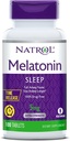 Natrol Time-Release Melatonin 5 mg, Integratore alimentare per il sonno riposante *, 100 compresse (Pack of 2), 200 giorni di alimentazione