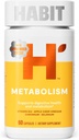 Habit Metabolism Supplement (60 capsule) - Supporta la salute digestiva & Metabolismo, Vitamina B12, Selenio, Cromo, Aceto di sidro di mele, Vegan, Non OGM (1 confezione)