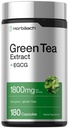 Horbäach EGCG Green Tea Extract pillole | 180 capsule | Max Potency | Non-GMO & Gluten Integratore gratuito