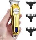 DSP Beard Trimmer per gli uomini, rasoi Clipper per capelli senza cordone, Trimmer per capelli facciali per orso & Mustache Trimming, Kit professionale per capelli per l'esposizione LED ricaricabile degli uomini (oro)