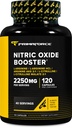 Primaforce Nitric Oxide Booster (2,250 mg, 120 capsule) - 40 Serve del nostro Nitric Oxide Boosting Blend per Pre-allenamento e post-allenamento