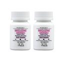 SDA LABORATORIES Meclizine 25mg Chewable Tablets, Anti-Emetic, Raspberry Flavor, Motion Sickness & Vertigo Rilievo per Nausea, Dizziness, Vomiting, Portable Travel Aid (2 Bottiglie di 100 Conte)