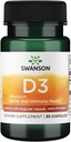 Cigno ad alta potenza vitamina D-3 1000 Iu (25 mcg) 30 capsule