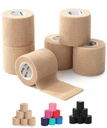 Mr. Pen- autoadesivo fasciatura Wrap, 6 Pack, pelle colorata, 2“ x 5 Yards, Bandages coesa, Medico Avvolto, fascia elastica, nastro autoadesivo